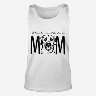 Dog Mom Black Mouth Cur Unisex Tank Top - Seseable