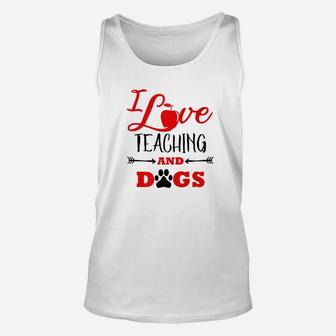 Dog Mom Dad Teacher Funny Gift End Of Year Present Unisex Tank Top - Seseable