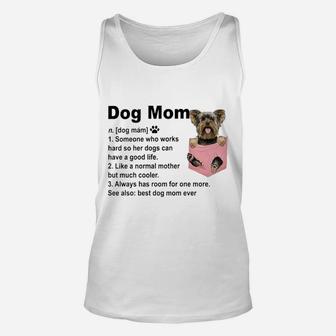 Dog Mom Definition Schnauzers Unisex Tank Top - Seseable