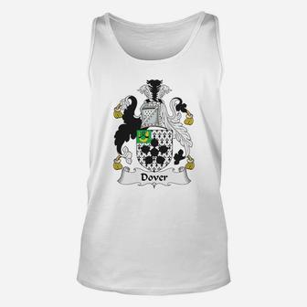 Dover Family Crest / Coat Of Arms British Family Crests Unisex Tank Top - Seseable