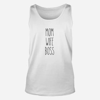 Dunn Mug Style Mom Wife Boss Holiday Women Christmas Rae Unisex Tank Top - Seseable