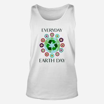 Earth Day 2021 Cute Design For Nature And Environment Unisex Tank Top - Seseable