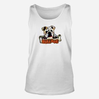 English Bulldog Mom Dad Dog Lover Owner Gift Tee Shirt Unisex Tank Top - Seseable