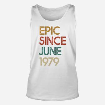 Epic Since June 1979 Awesome Vintage Birthday Gift Unisex Tank Top - Seseable