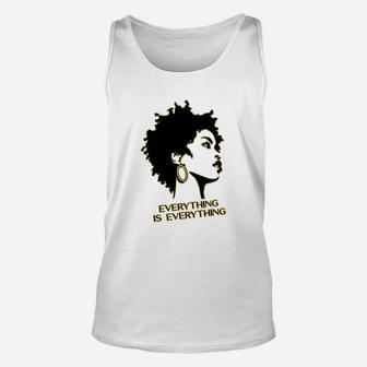 Everything Is Everything Black History Month Unisex Tank Top - Seseable