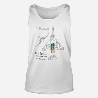 F4 Phantom Ii Necklace High Quality Graphic Done On Cad By Air Force Veteran Unisex Tank Top - Seseable