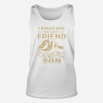 Father And Son Best Friend, best christmas gifts for dad Unisex Tank Top - Seseable