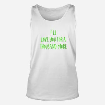 Fathers Day Funny Gift Idea I Love You Thousand More Dad Premium Unisex Tank Top - Seseable