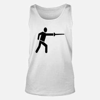 Fencing Unisex Tank Top - Seseable