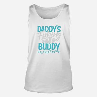 Fishing Dad Clothing Daddys Fishing Buddy Gift Apparel Premium Unisex Tank Top - Seseable