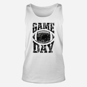 Football Game Day Funny Team Sports Gifts Men Women Vintage Unisex Tank Top - Seseable