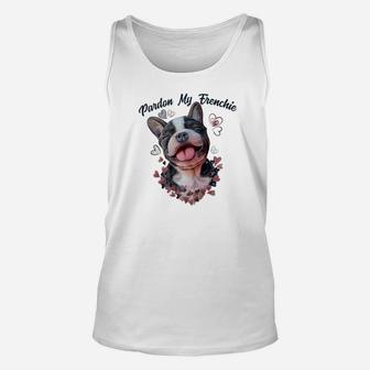 French Bulldog Gifts Pardon My Frenchie Unisex Tank Top - Seseable