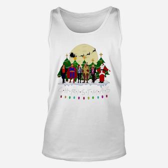 Friends The One With The Halloween Party Christmas Shirt Unisex Tank Top - Seseable