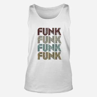Funk Music Retro Vintage Unisex Tank Top | Seseable UK