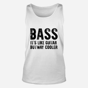 Funny Acoustic Bass Guitar Tshirt Unisex Tank Top - Seseable