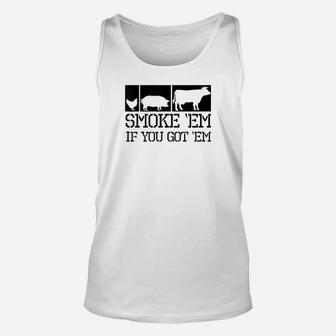 Funny Bbq Grilling Pitmaster Giftt For Meat Smoker Unisex Tank Top - Seseable