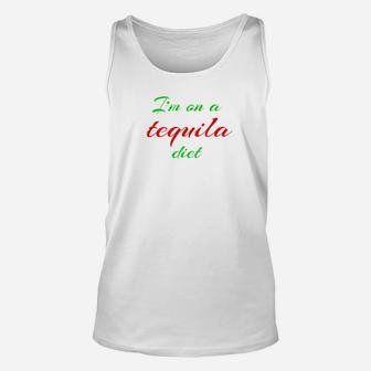 Funny Cruise Vacation For Dad Who Loves Tequila Unisex Tank Top - Seseable