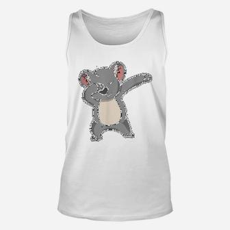 Funny Dabbing Koala Dab Dance Cool Koala Bear Lover Gift Unisex Tank Top - Seseable