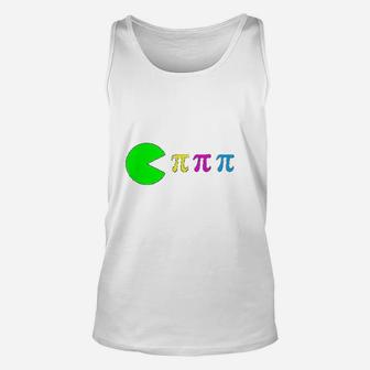 Funny Pi Day Math Science Ate Pi Symbol Color Unisex Tank Top - Seseable