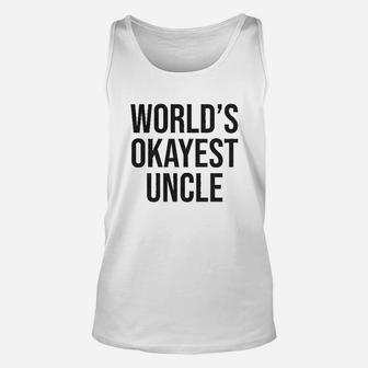 Funny Saying Family Graphic Funcle Sarcastic Unisex Tank Top - Seseable