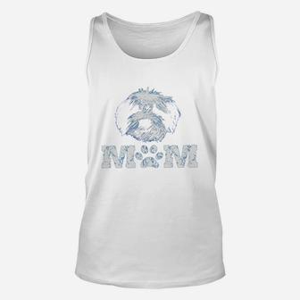 Funny Sheepadoodle Mom Doodle Dog Unisex Tank Top - Seseable