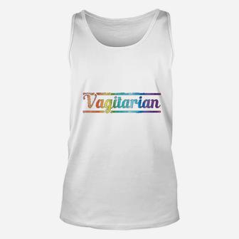 Funny Vagitarian Lesbian Gay Couple Valentines Day Lgbt Unisex Tank Top - Seseable