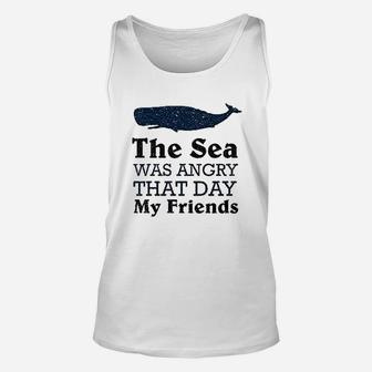 Funny Vandelay Sea Was Angry That Day Costanza Unisex Tank Top - Seseable