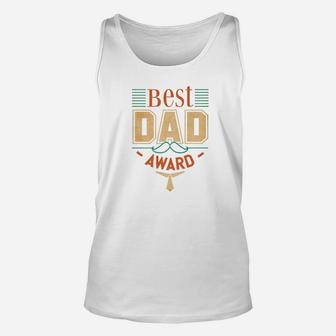 Gift For Papa Best Dad Award, best christmas gifts for dad Unisex Tank Top - Seseable