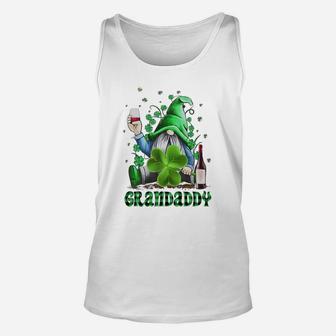Grandaddy Funny Gnome St Patricks Day Matching Family Gift Unisex Tank Top - Seseable