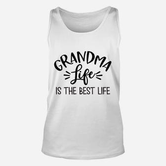 Grandma Grandma Life Is The Best Life Womans Unisex Tank Top - Seseable