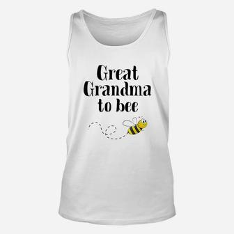 Great Grandma Pregnancy Announcement Gift Bee Unisex Tank Top - Seseable