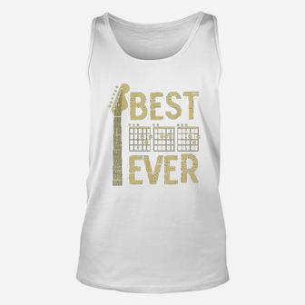 Guitarist Father Best Dad Ever Dad Chord Gifts Guitar Unisex Tank Top - Seseable