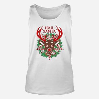 Hail Santa Claus Christmas Unisex Tank Top | Seseable UK