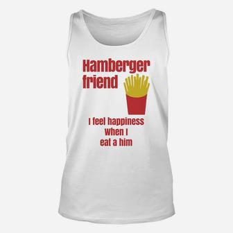 Hamberger Friend Funny, best friend gifts, gifts for your best friend, friend christmas gifts Unisex Tank Top - Seseable