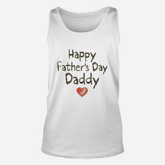 Happy Father's Day Daddy Unisex Tank Top - Seseable