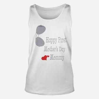 Happy First Fathers Day Daddy, dad birthday gifts Unisex Tank Top - Seseable