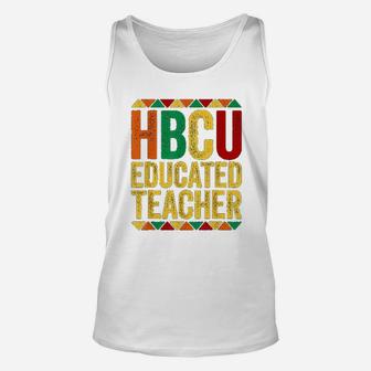 Hbcu Educated Teacher Unisex Tank Top - Seseable
