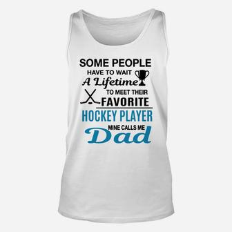 Hockey Dad T-shirt - Hockey Dad T-shirt - Hockey Dad T-shirt Unisex Tank Top - Seseable