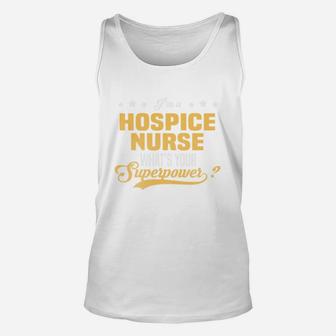 Hospice Nurse Unisex Tank Top - Seseable