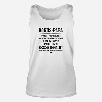 Humorvolles Bonus-Papa Unisex TankTop, Anerkennung für Stiefvater - Seseable