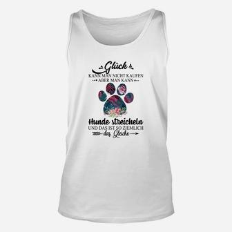 Hunde Streicheln Glück Herren Unisex TankTop, Spruch für Hundeliebhaber - Seseable