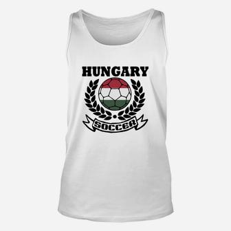 Hungary Soccer Team Unisex Tank Top - Seseable