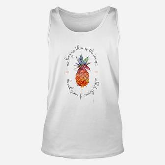 I Cant Give Up Pregnancy Hope Ivf Journey Pineapple Symbol Unisex Tank Top - Seseable