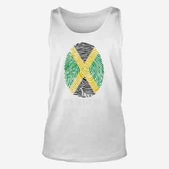 I Love My Jamaica Country It Is In My Dna Unisex Tank Top - Seseable
