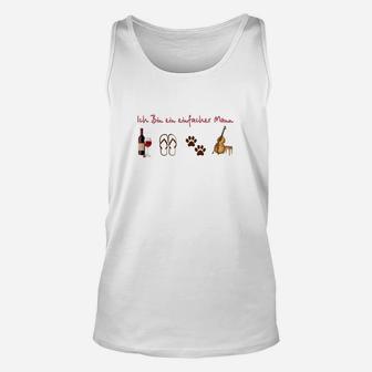 Ich Bin Ein Einfacher Mann Double Bass TankTop - Seseable