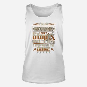 Im A Electrician Not Stopping When Im Tired Unisex Tank Top - Seseable