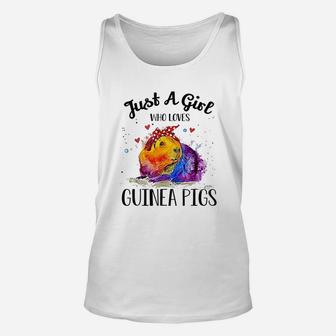 Just A Girl Who Loves Guinea Pigs Clothes Guinea Pig Unisex Tank Top - Seseable