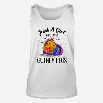 Just A Girl Who Loves Guinea Pigs Clothes Guinea Pig Unisex Tank Top - Seseable
