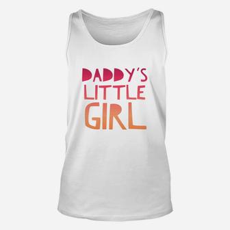 Kids Daddys Little Girl Yellow Youth Kid Unisex Tank Top - Seseable