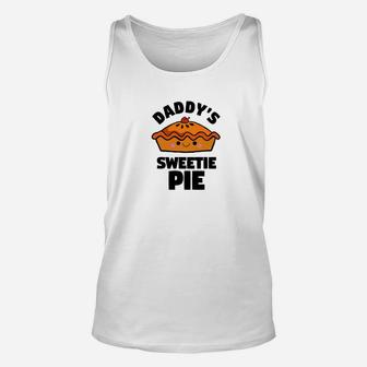 Kids Daddys Sweetie Pie Cute Funny Food Shirts Unisex Tank Top - Seseable
